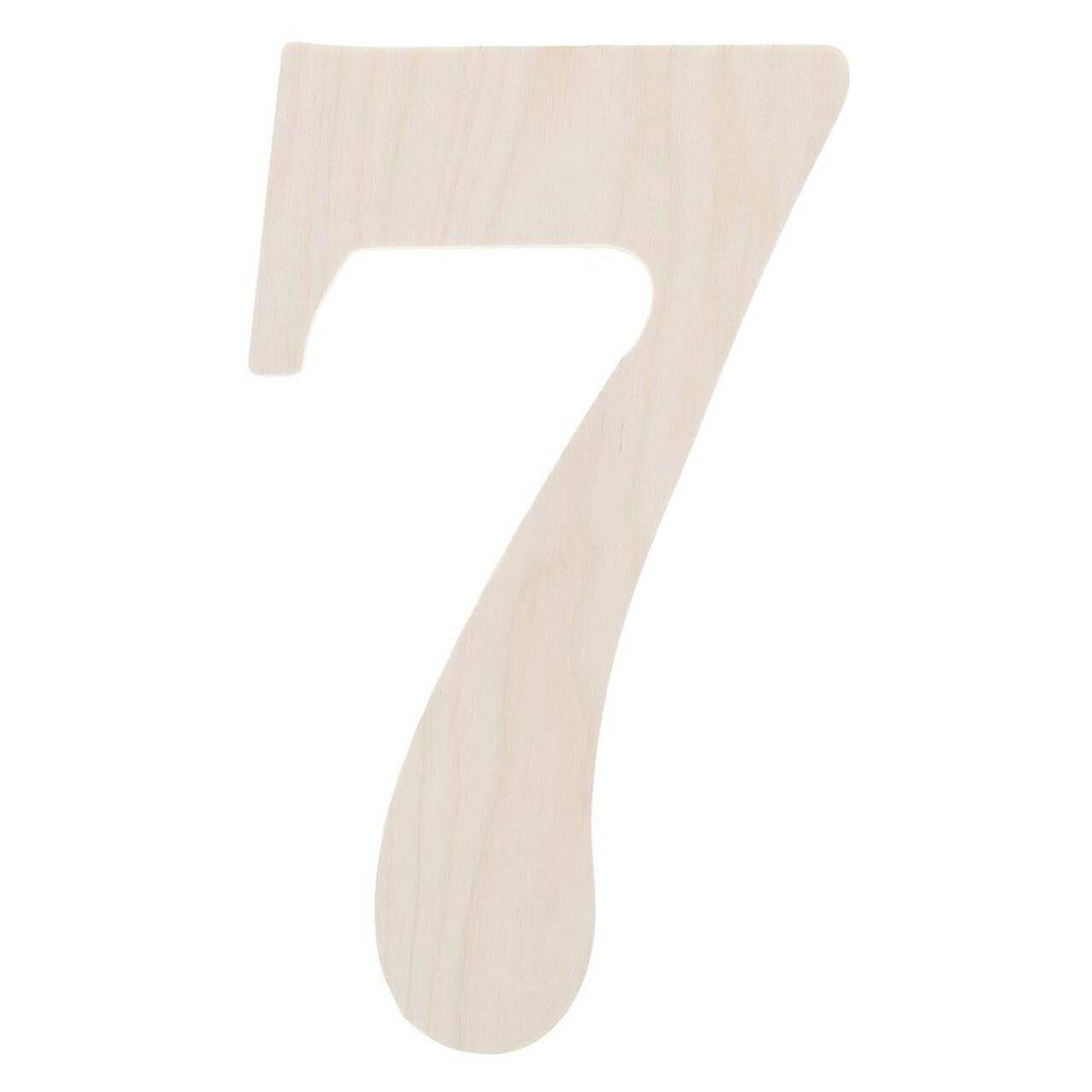 Good Wood by Leisure Arts Letter 9.5" No 7, Wooden Letters, Wood Letters, Wooden Letters Wall Decor, Large Wooden Letters, Wooden Letters 9.5 Inch, Small Wooden Letters for Crafts